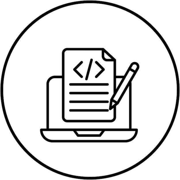 Programming Notes vector icon Can be used for Computer Programming iconset