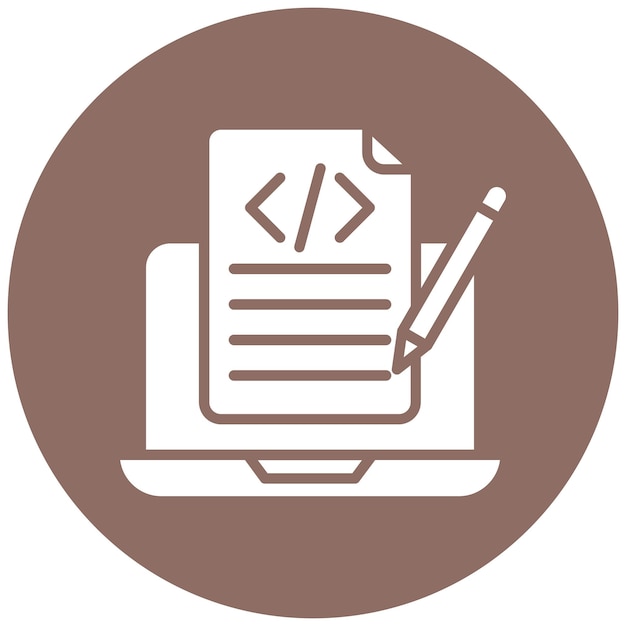 Programming Notes Vector Illustration Style