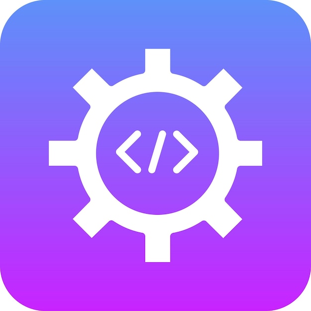 Programming Settings vector icon illustration of SEO and SEM iconset