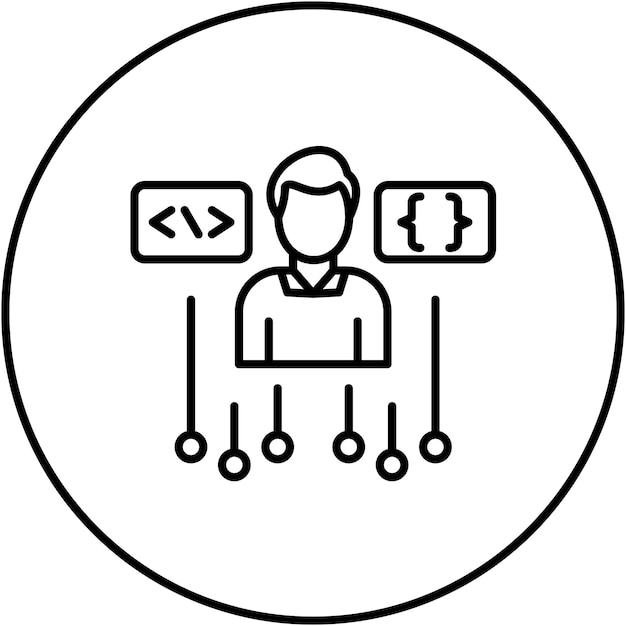Programming Skills icon vector image Can be used for No Code