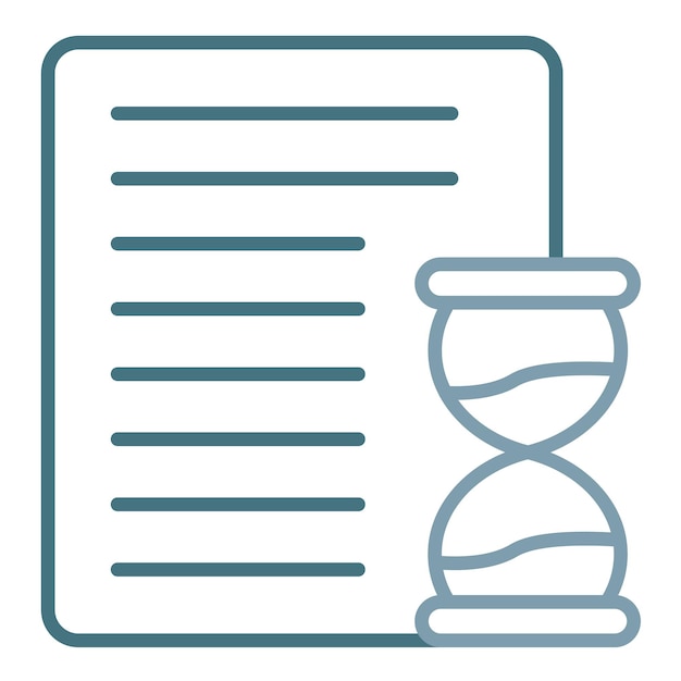 Project Deadline Flat Illustration