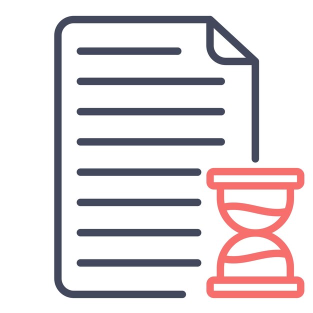 Project Deadline Vector Illustration Style