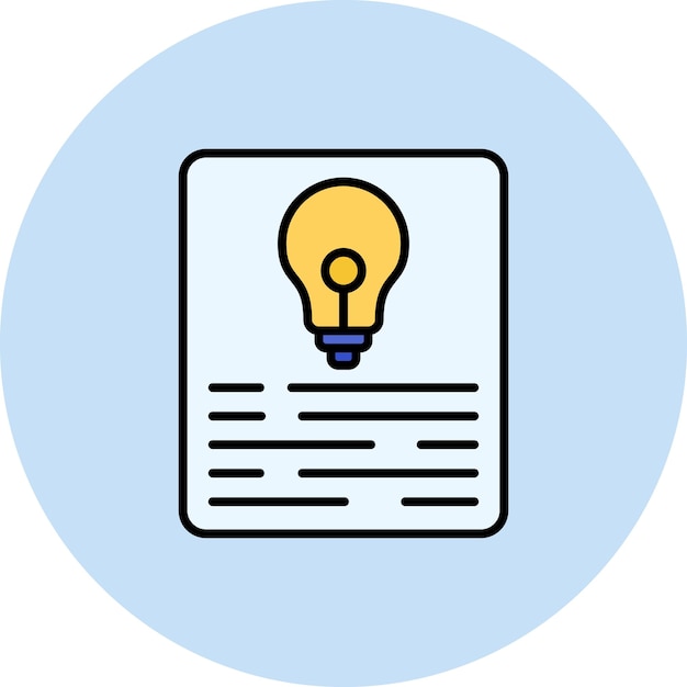 Project Idea Flat Illustration
