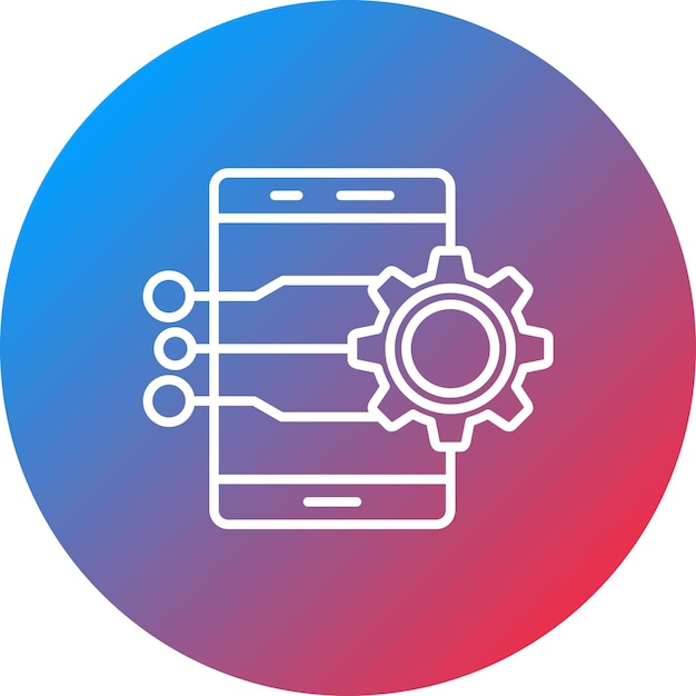 Project Management App icon vector image Can be used for Home Based Business