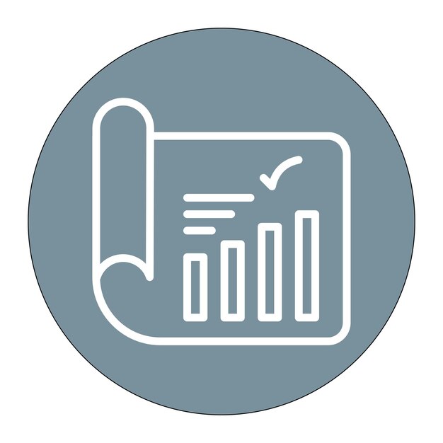Project Metrics icon vector image Can be used for Project Assesment
