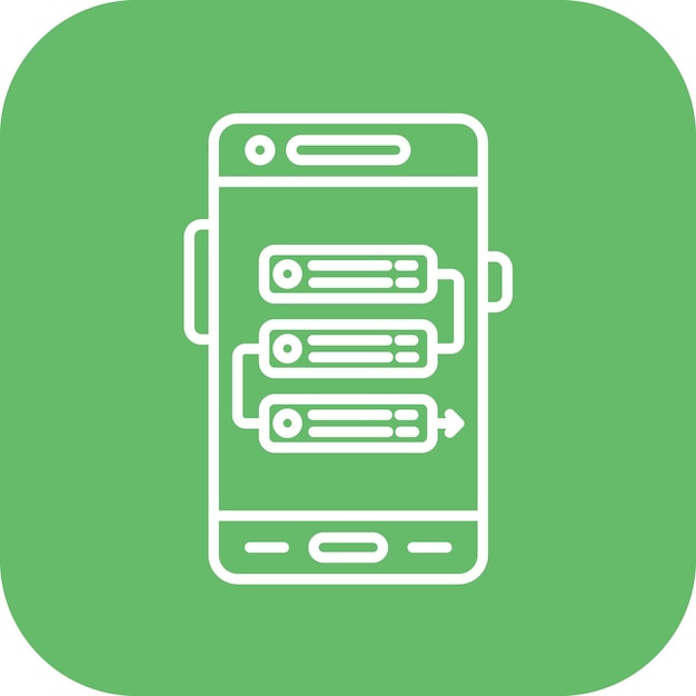 project plan icon vector image can be used for mobile app development