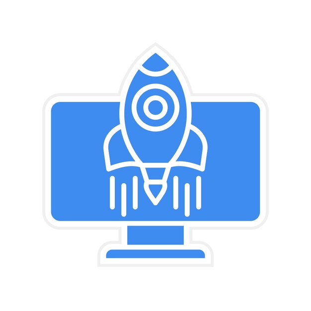 Project Start icon vector image Can be used for Agile