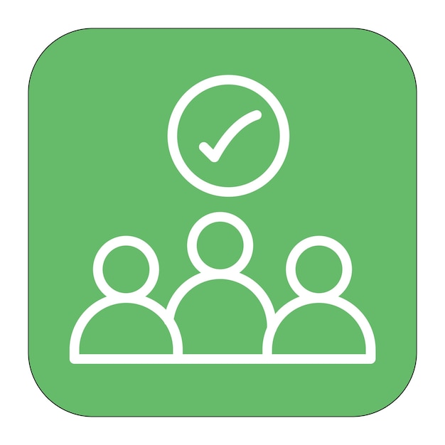 project team icon vector image can be used for project assesment