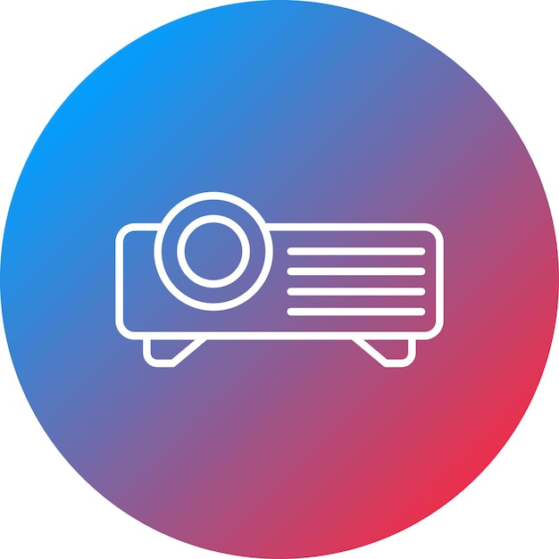 Projector icon vector image Can be used for Video Production