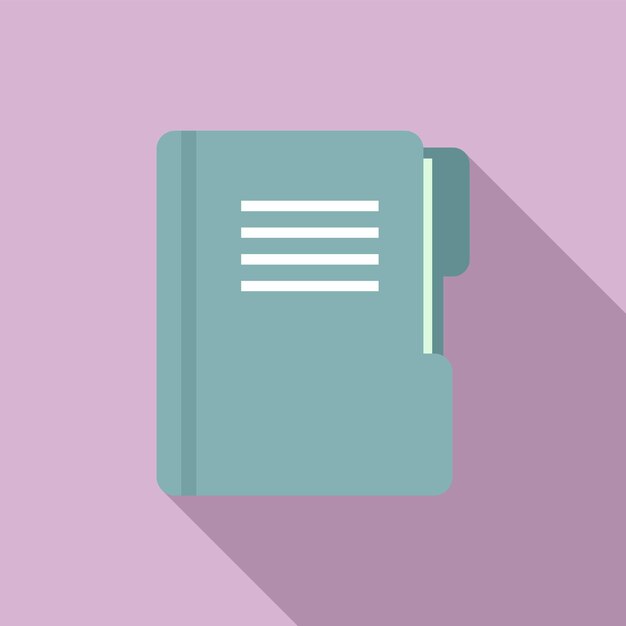 prosecutor folder icon flat illustration of prosecutor folder vector icon for web design