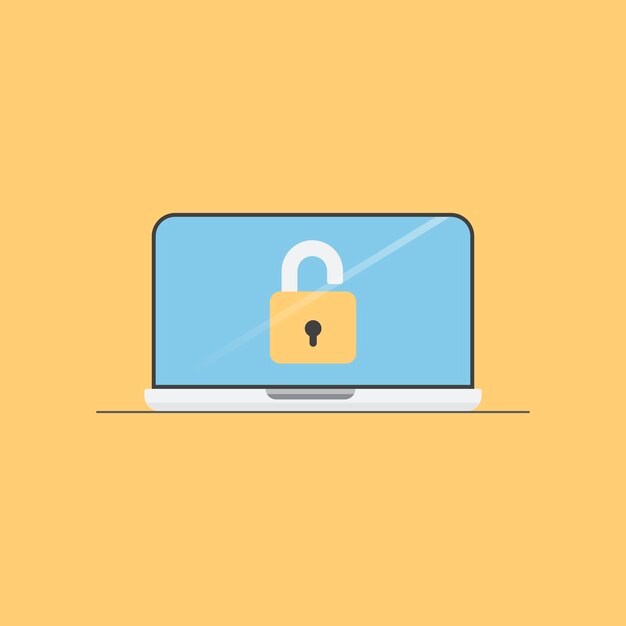 Protect your data from digital phishing and scam crimes data protection Vector illustration