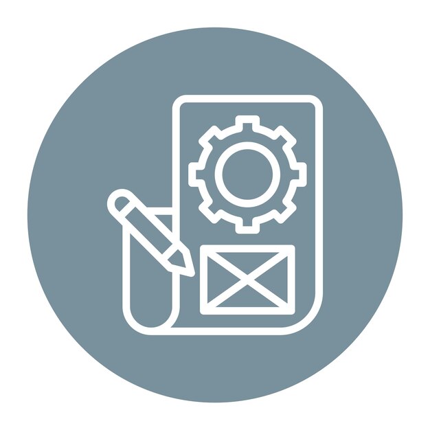Prototype icon vector image Can be used for Crowdfunding
