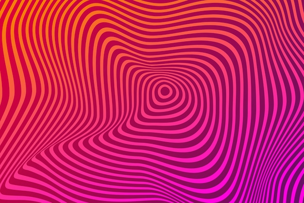 Psychedelic Abstract Background Design Vector