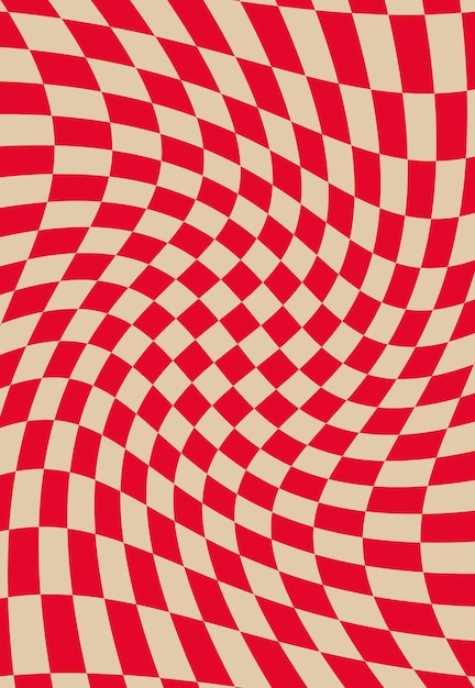 Psychedelic geometric pattern with squares