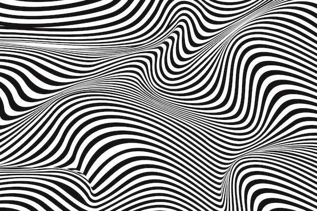 Psykedelisk baggrund med optisk illusion