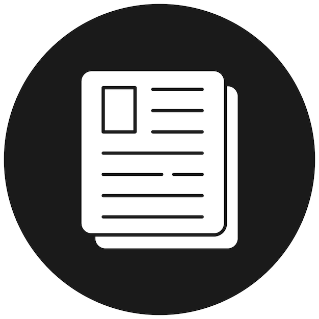 Publish Article vector icon Can be used for News and Media iconset