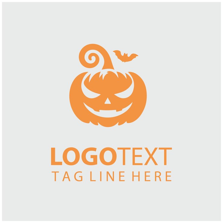 Pumpkin Logo Vector Illustrations