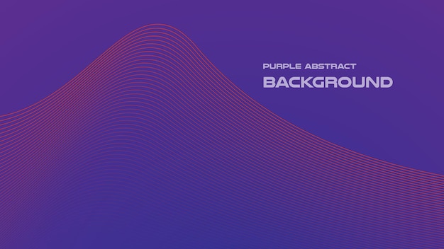 Purple abstract background with curve line for backdrop or presentation