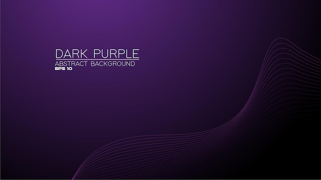 Purple abstract background with curve line