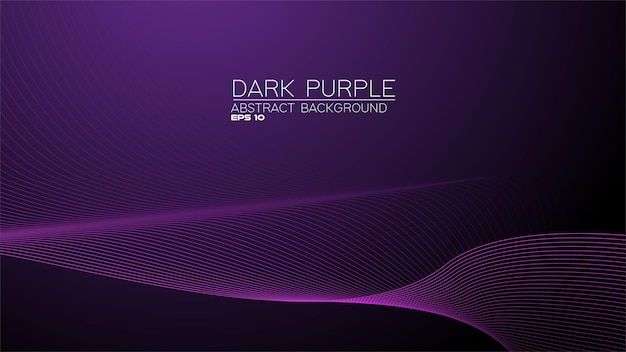 Purple abstract background with curve line