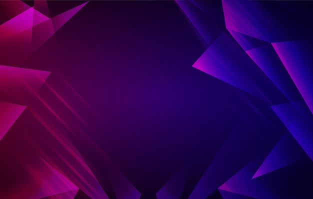 Purple Abstract geometric shape background vector Polygonal geometric design background vector