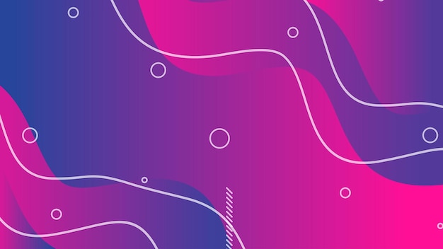 Purple and red gradient dynamic fluid shapes abstract background