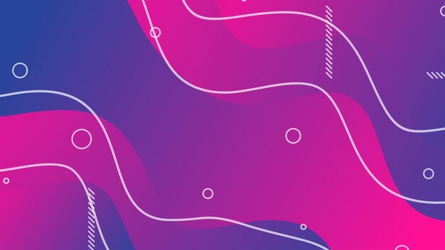 Purple and red gradient dynamic fluid shapes abstract background