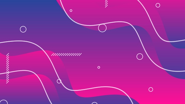Purple and red gradient dynamic fluid shapes abstract background
