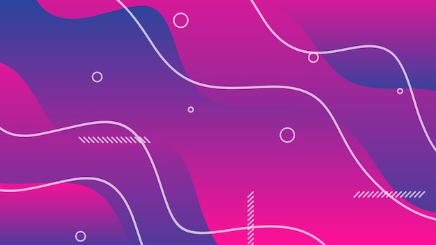 Purple and red gradient dynamic fluid shapes abstract background