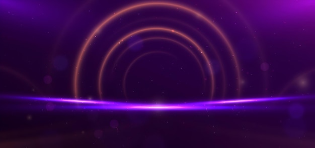Purple Cosmic Circles
