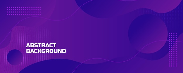 Purple geometric background Composition of fluid geometric shapes