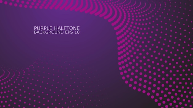 purple halftone abstract background vector image for backdrop or presentaion