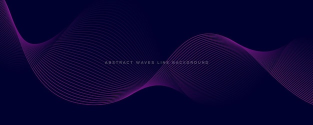 Purple line gradient abstract background element design with line and dots decoration background
