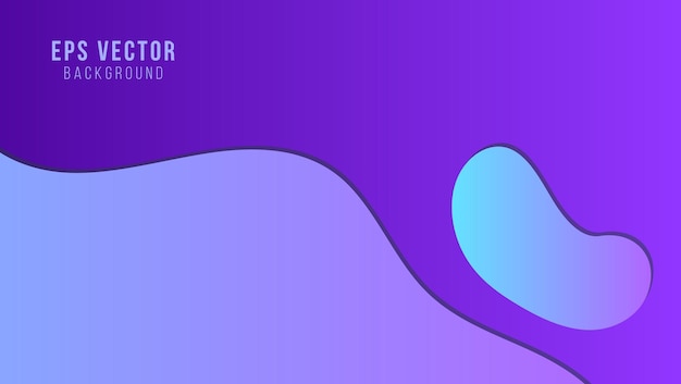 Purple Papercut Gradient Shape Background Abstract EPS Vector