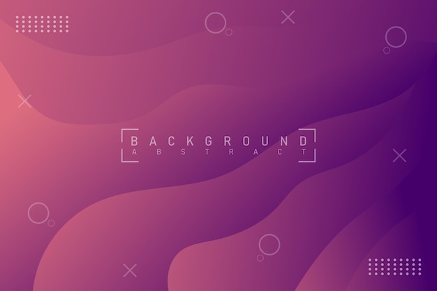 Purple red gradient color paper cut abstract background