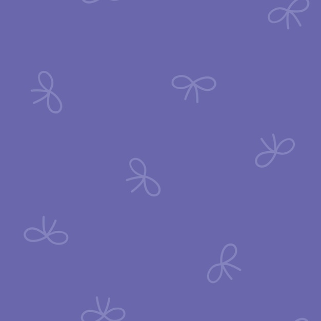 Purple seamless pattern with bows