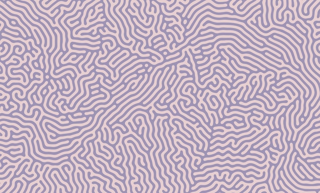 Purple Turing Diffusion Abstract Organic Pattern Vector