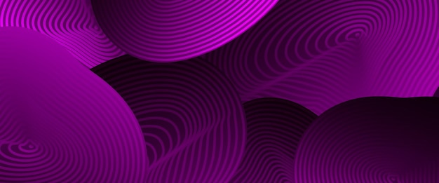 purple violet and black dark vector glowing tech geometric 3d line modern abstract banner can be used in cover design book design poster cd cover flyer website backgrounds or advertising