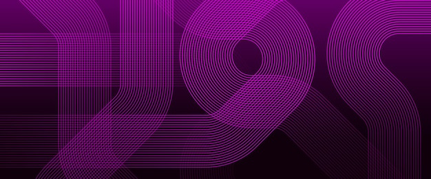 purple violet and black dark violet vector 3d futuristic tech glow and shinning line simple modern abstract banner for brochures covers posters banners websites header