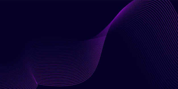 purple wave abstract background