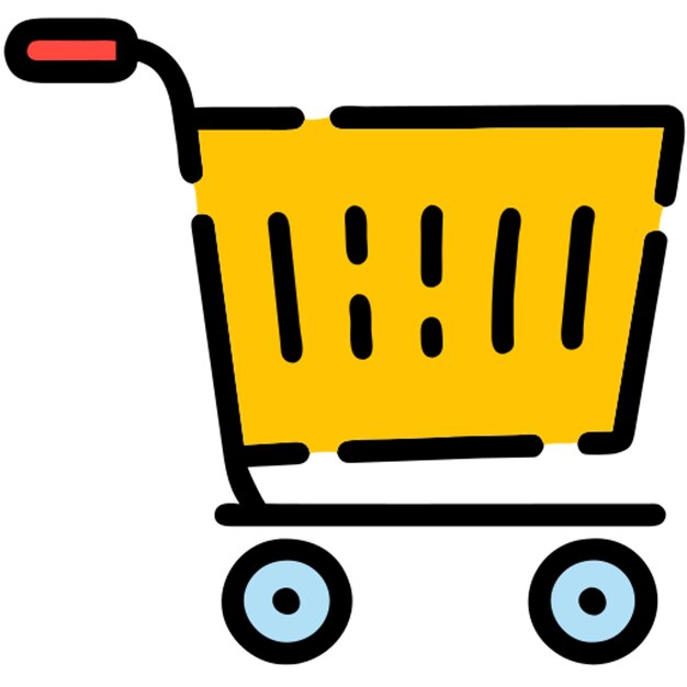 pushcart icon broken line