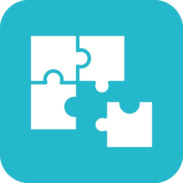 Puzzle vector icon Can be used for Entertainment iconset