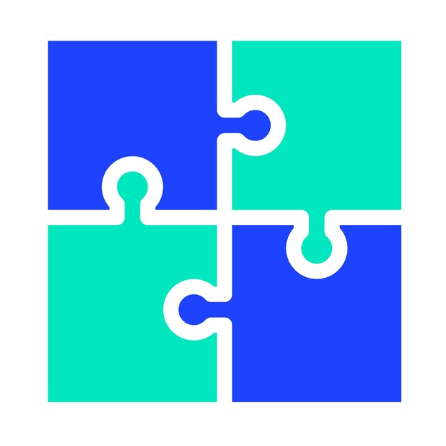 Puzzle Vector Icon Design Illustration