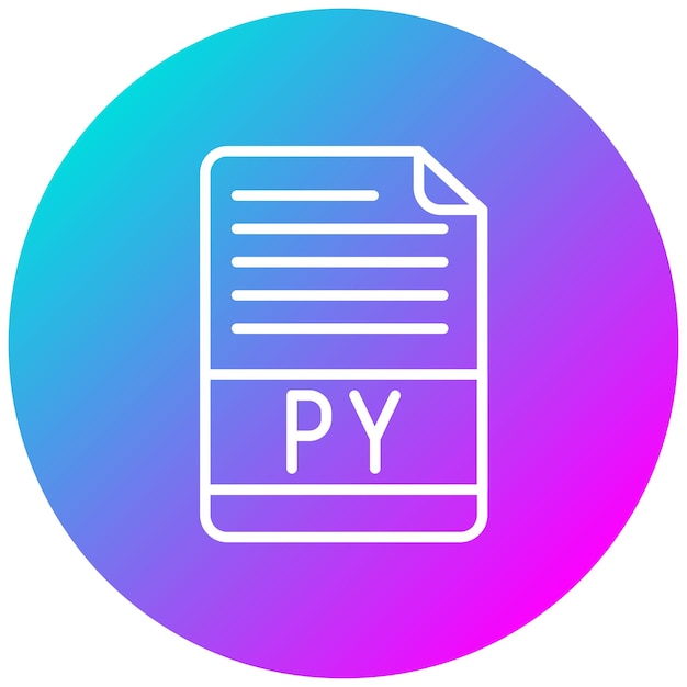 Python File Vector Illustration Style