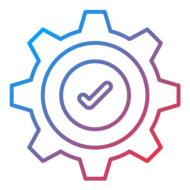 quality control icon vector image can be used for business management