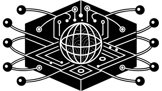 quantum computer programming vector graphics illustration EPS source file format lossless scaling ic
