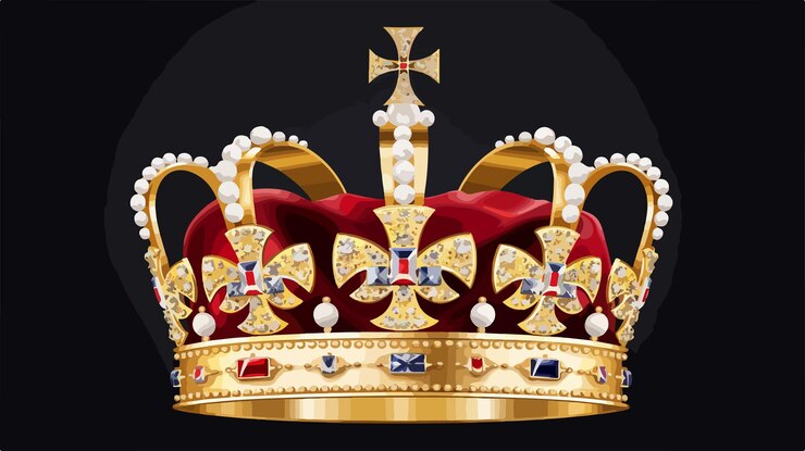 Queens Birthday Celebration on White Background Vector Illustration