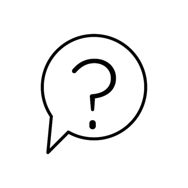 Question icon logo set vector