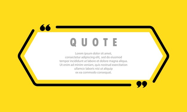 quote icon. quotemark outline, speech marks, inverted commas, blank space. blank for your text. vector eps 10. isolated on background.