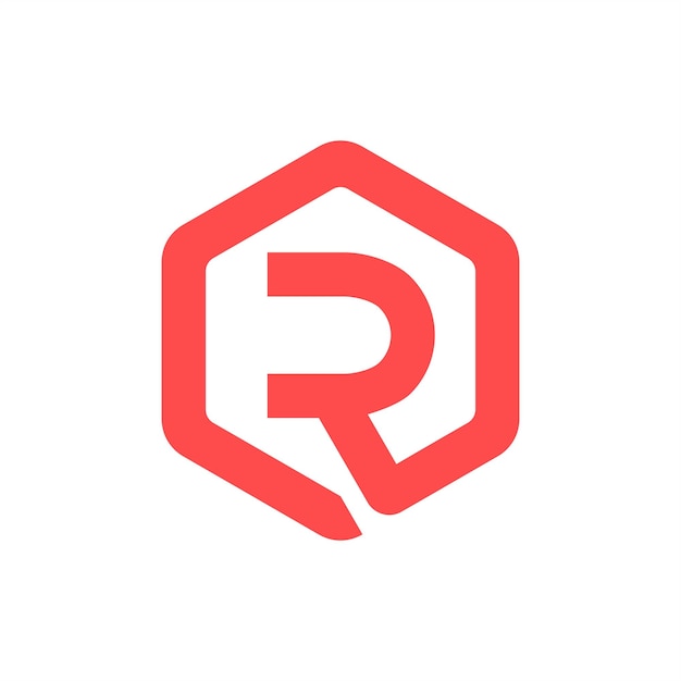 r harfi logo tasarımı